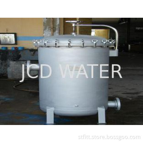 5 Micron Stainless Steel Filter Housing For Waste Water Tre